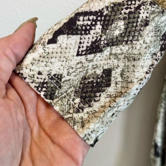 NWOT Rag & Bone Poppy Snakeskin Pattern Ruched Mini Dress Women’s Medium - Picture 4 of 11